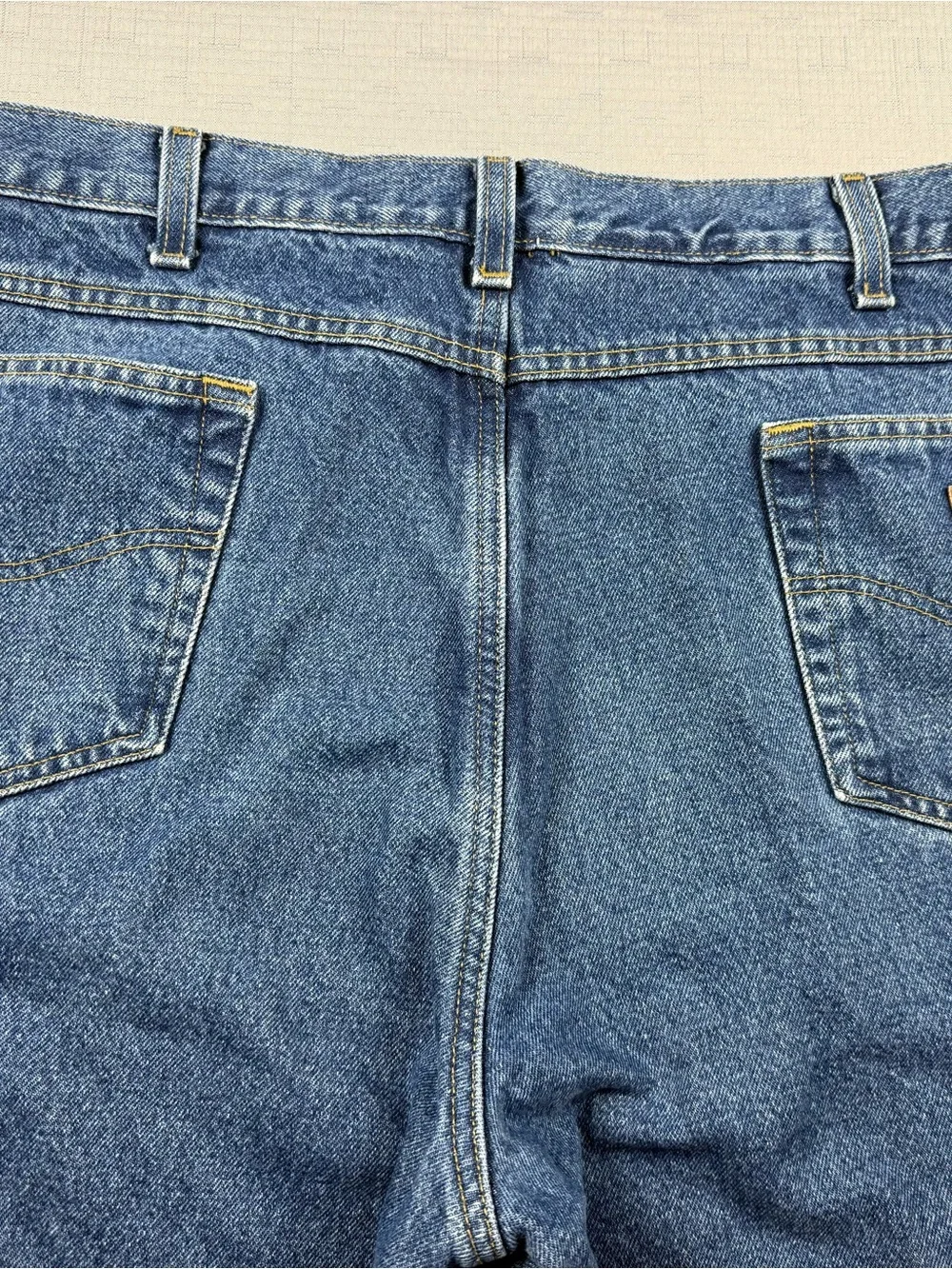 Carhartt Relaxed Fit Jeans Men’s 40x32 Blue Denim Straight Leg Work Pants